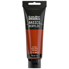 LIQUITEX BASICS ACRYLIC COLOUR - TUBE OF 118 ML - RED OXIDE (335)