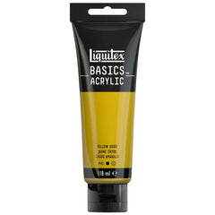 LIQUITEX BASICS ACRYLIC COLOUR - TUBE OF 118 ML - YELLOW OXIDE (416)