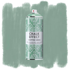 COSMOS CHALK EFFECT ACRYLIC PAINT - ULTRA MATTE RETRO FINISH - 400 ML CAN - SCOTTISH GREEN (N08)