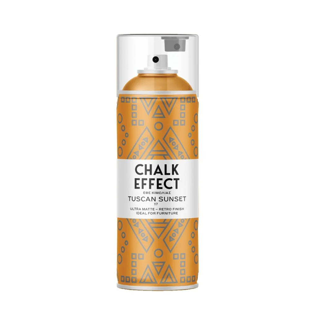 COSMOS CHALK EFFECT ACRYLIC PAINT - ULTRA MATTE RETRO FINISH - 400 ML CAN - TUSCAN SUNSET (N17)