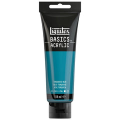 LIQUITEX BASICS ACRYLIC COLOUR - TUBE OF 118 ML - TURQUOISE BLUE (46)