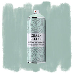 COSMOS CHALK EFFECT ACRYLIC PAINT - ULTRA MATTE RETRO FINISH - 400 ML CAN - MOROCCAN TURQUOISE (N09)