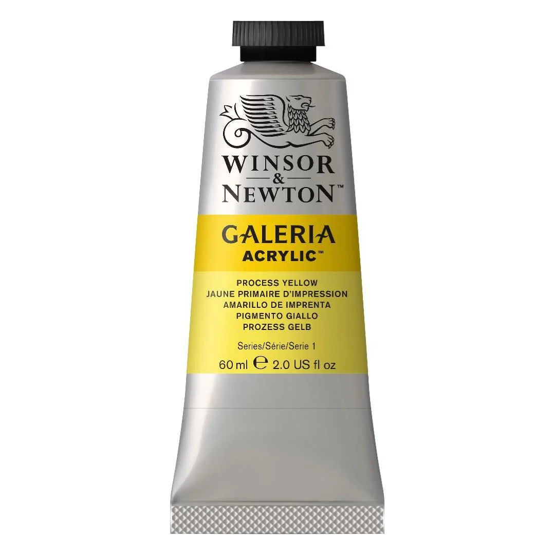 WINSOR & NEWTON GALERIA ACRYLIC COLOUR - TUBE OF 60 ML - PROCESS YELLOW (537)