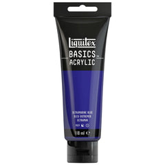 LIQUITEX BASICS ACRYLIC COLOUR - TUBE OF 118 ML - ULTRAMARINE BLUE (380)