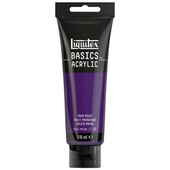 LIQUITEX BASICS ACRYLIC COLOUR - TUBE OF 118 ML - PRISM VIOLET (391)