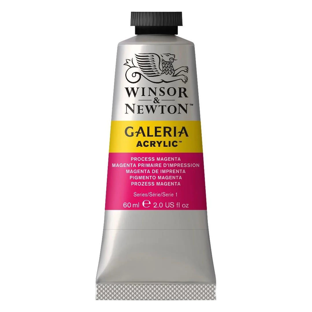 WINSOR & NEWTON GALERIA ACRYLIC COLOUR - TUBE OF 60 ML - PROCESS MAGENTA (533)