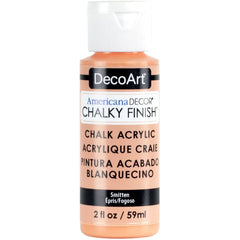 DECOART AMERICANA DÉCOR - CHALKY FINISH - ULTRA MATTE PAINT - 59 ML (2 OZ) BOTTLE - SMITTEN (08)