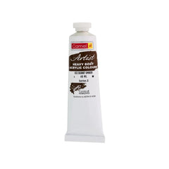 CAMEL HEAVY BODY ACRYLIC PAINT - BURNT UMBER (032) - TUBE OF 40 ML