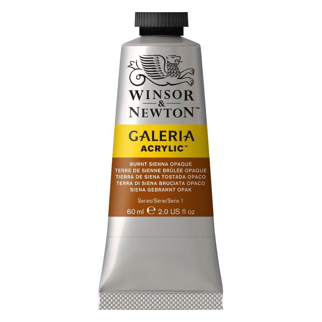 WINSOR & NEWTON GALERIA ACRYLIC COLOUR - TUBE OF 60 ML - BURNT SIENNA OPAQUE (077)