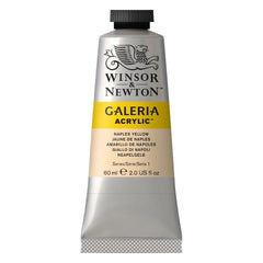 WINSOR & NEWTON GALERIA ACRYLIC COLOUR - TUBE OF 60 ML - NAPLES YELLOW (422)