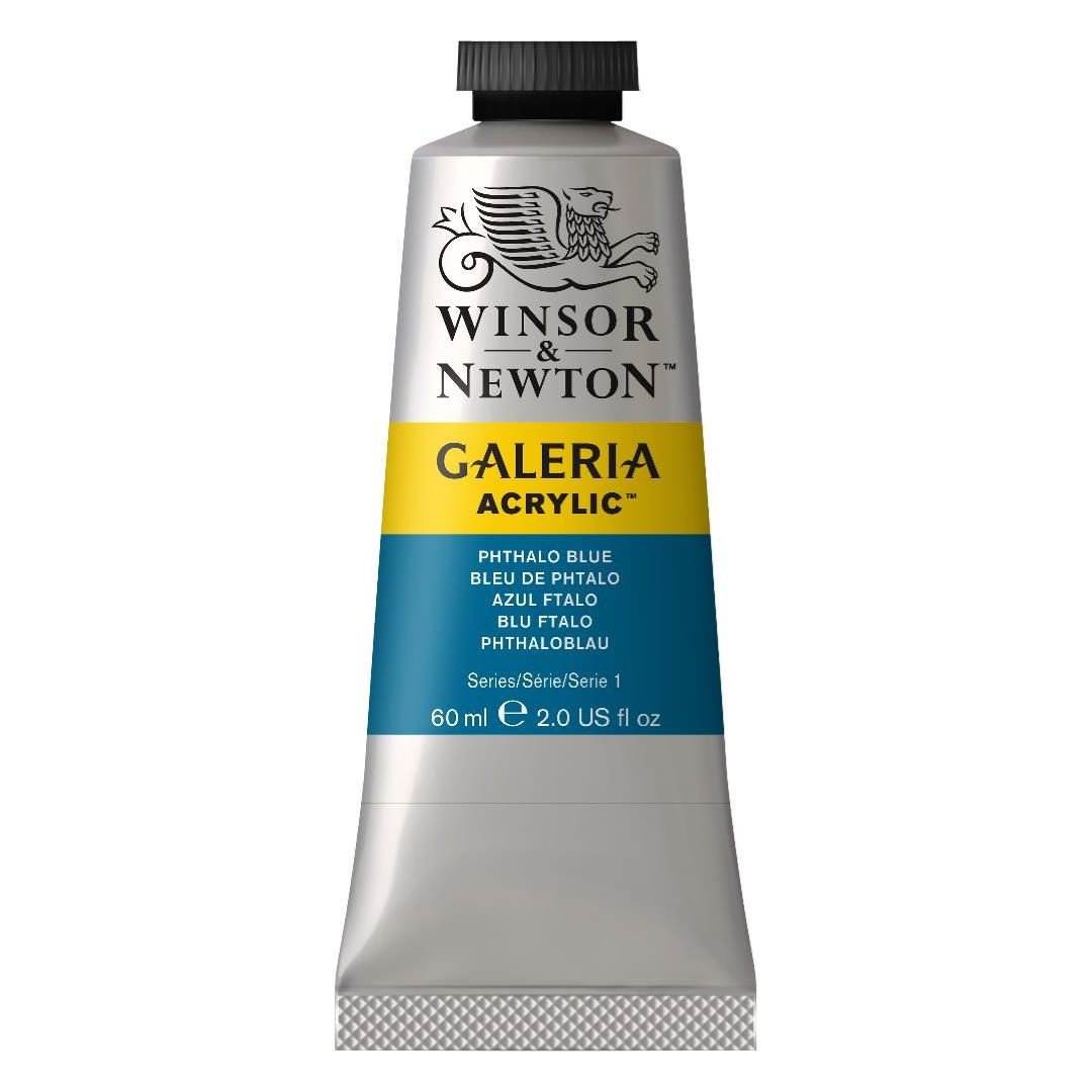 WINSOR & NEWTON GALERIA ACRYLIC COLOUR - TUBE OF 60 ML - PHTHALO BLUE (516)