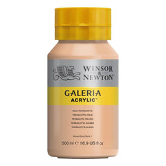 WINSOR & NEWTON GALERIA ACRYLIC COLOUR - JAR OF 500 ML - PALE TERRACOTTA (437)