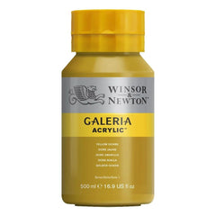 WINSOR & NEWTON GALERIA ACRYLIC COLOUR - JAR OF 500 ML - YELLOW OCHRE (744)