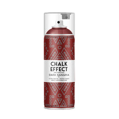 COSMOS CHALK EFFECT ACRYLIC PAINT - ULTRA MATTE RETRO FINISH - 400 ML CAN - DARK SANGRIA (N19)