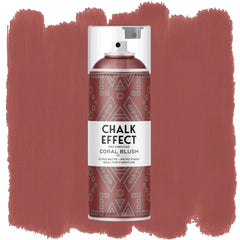 COSMOS CHALK EFFECT ACRYLIC PAINT - ULTRA MATTE RETRO FINISH - 400 ML CAN - CORAL BLUSH (N21)