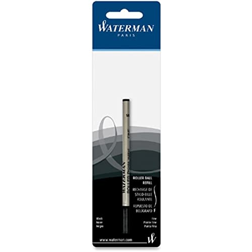 Waterman(R) Refill, Rollerball, Fine Point, 0.5 mm, Black