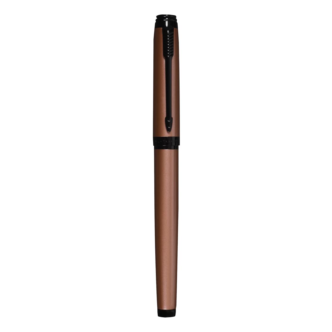 Parker Ambient Rose Gold Black Metal Trim Roller Ball Pen