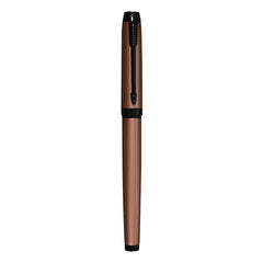 Parker Ambient Rose Gold Black Metal Trim Roller Ball Pen