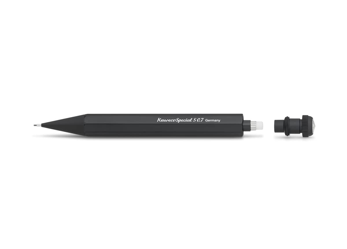 Kaweco SPECIAL"S" Mechanical Pencil 0.7 Black, with eraser