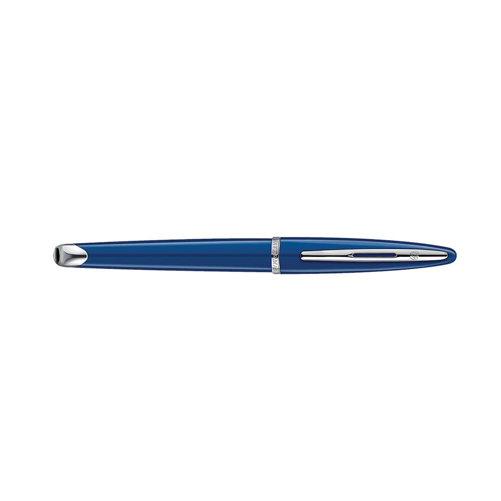 Waterman Carene Blue with Silver Trim Rollerball Pen