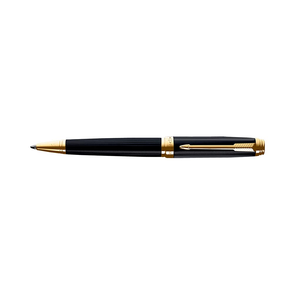 Parker Ambient LAQUE Black Gold Trim Ballpoint Pen