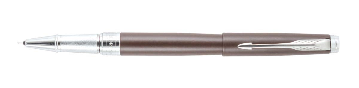 Parker Aster Matte Brown Chrome Trim Rollerball Pen