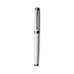 Parker Ambient White Chrome Trim Roller Ball Pen