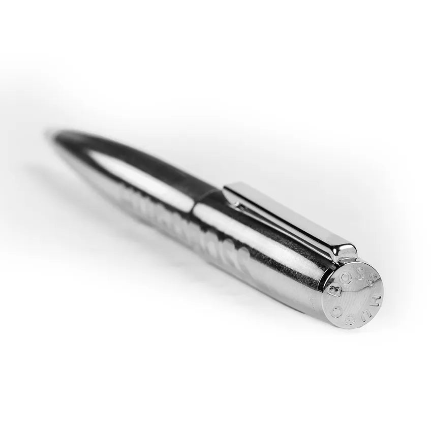 Hugo Boss Label Ballpoint Pen - Chrome