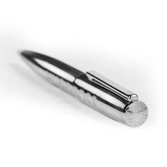 Hugo Boss Label Ballpoint Pen - Chrome