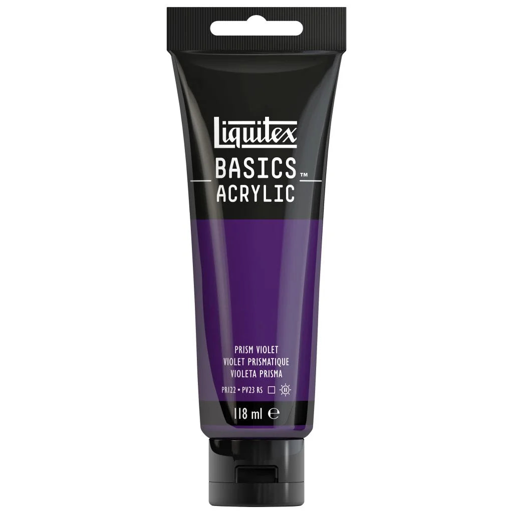 LIQUITEX BASICS ACRYLIC COLOUR - TUBE OF 118 ML - PRISM VIOLET (391)