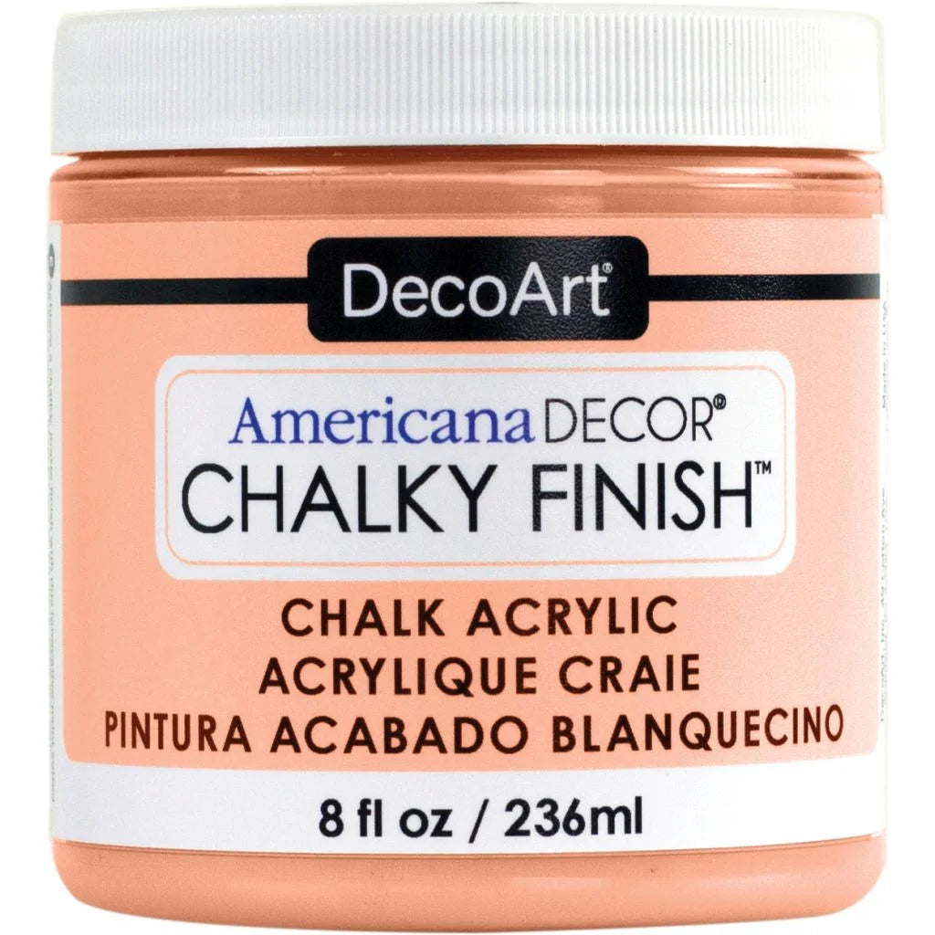 DECOART AMERICANA DÉCOR - CHALKY FINISH - ULTRA MATTE PAINT - 236 ML (8 OZ) BOTTLE - SMITTEN (08)