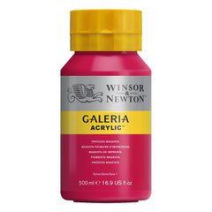 WINSOR & NEWTON GALERIA ACRYLIC COLOUR - JAR OF 500 ML - PROCESS MAGENTA (533)