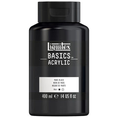 LIQUITEX BASICS ACRYLIC COLOUR - JAR OF 400 ML - MARS BLACK (276)