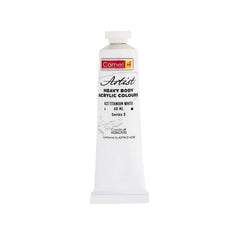 CAMEL HEAVY BODY ACRYLIC PAINT - TITANIUM WHITE (423) - TUBE OF 40 ML