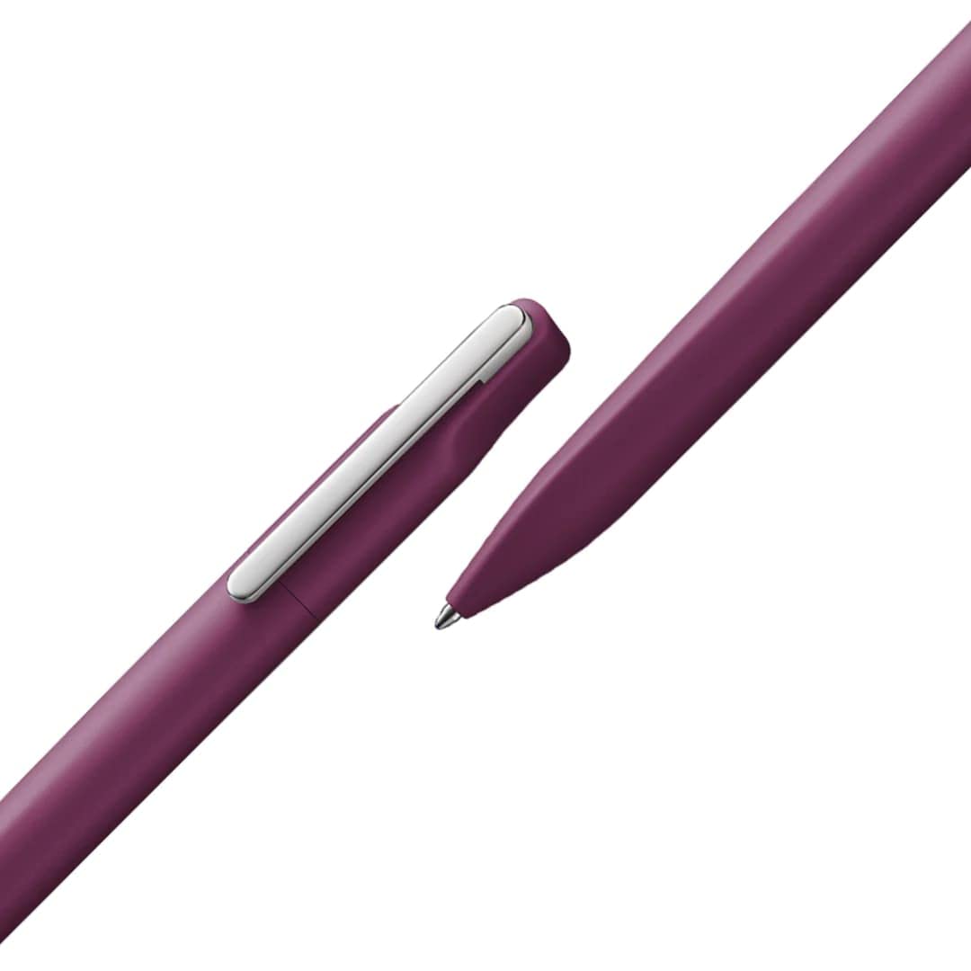 Lamy XEVO Burgundy Medium Tip Ballpoint Pen with Twist-Action Mechanism | Rugged Plastic Body Large Capacity Refill M16 Black Ink| Ideal Rakhi Gift | Rakhshabandhan Special Set