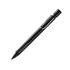 Lamy Safari 0.5Mm Tip Mechanical Pencil | Sturdy Plastic, Metal Clip | With M 41 Lead & Z 18 Eraser | Black Body, Pack Of 1