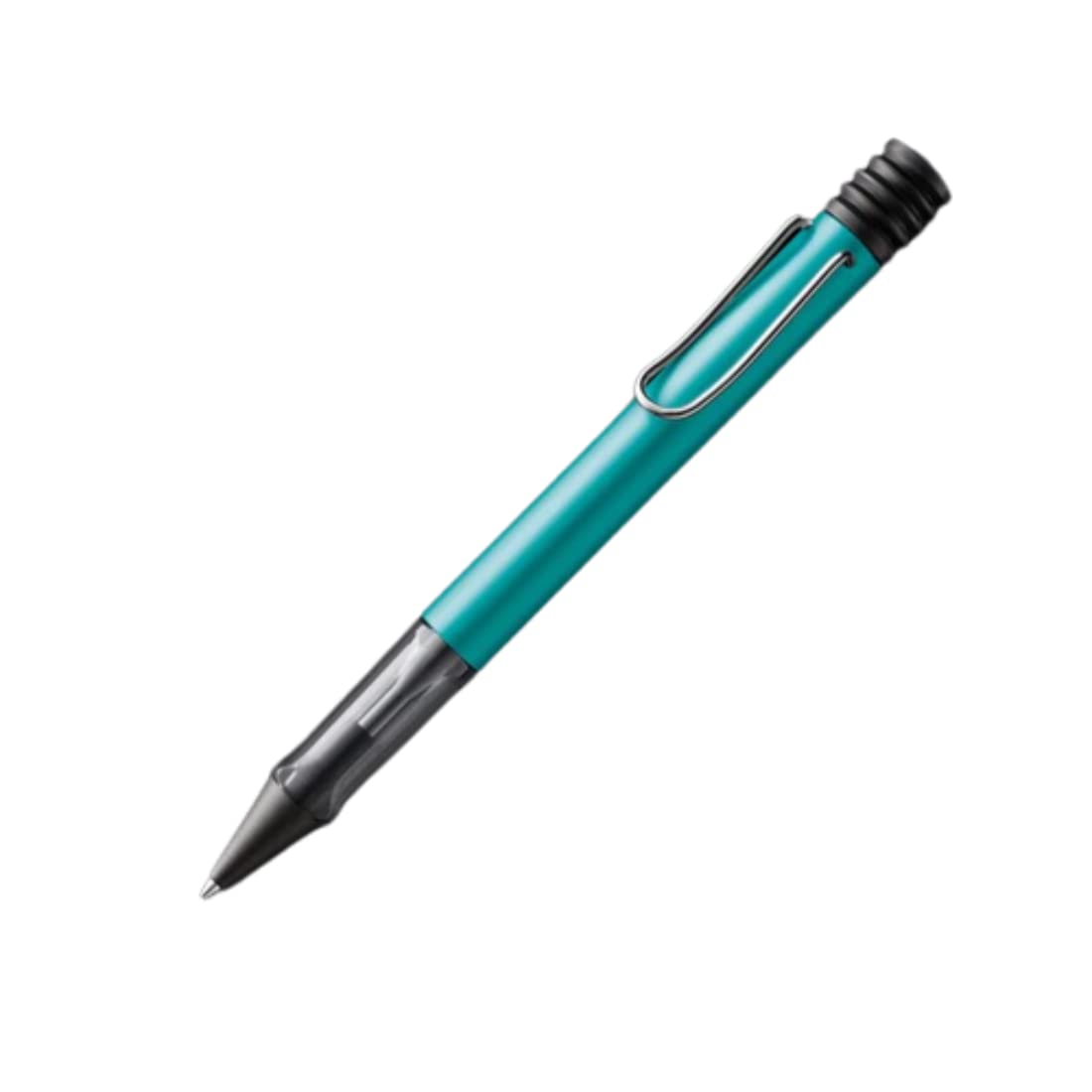 Lamy Al-Star 223 Medium Tip Ball Pen | Aluminium, Turmaline Anodized | Steel Nib, Polished | With Ink Cartridge T 10 | Smooth Refillable Pen With Converter Filling System Z 28 | Black Ink, Pack Of 1