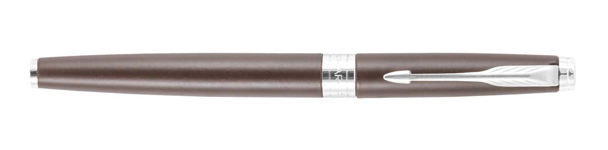 Parker Aster Matte Brown Chrome Trim Rollerball Pen