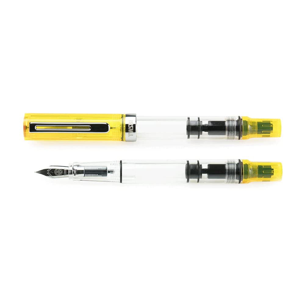 TWSBI, Fountain Pen - ECO TRANSPARENT YELLOW (Stub 1.1).