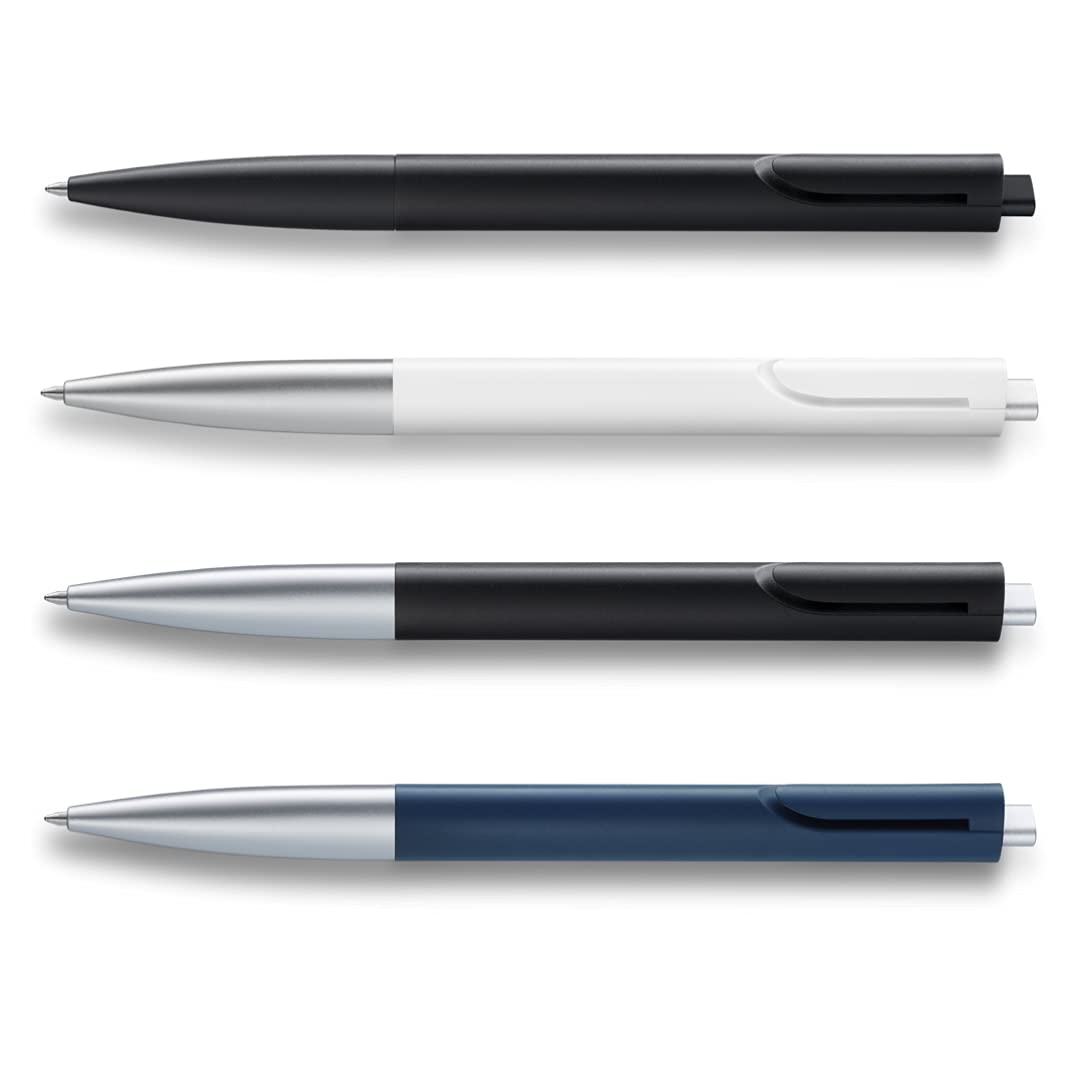 LAMY noto Ballpoint Pen White Silver