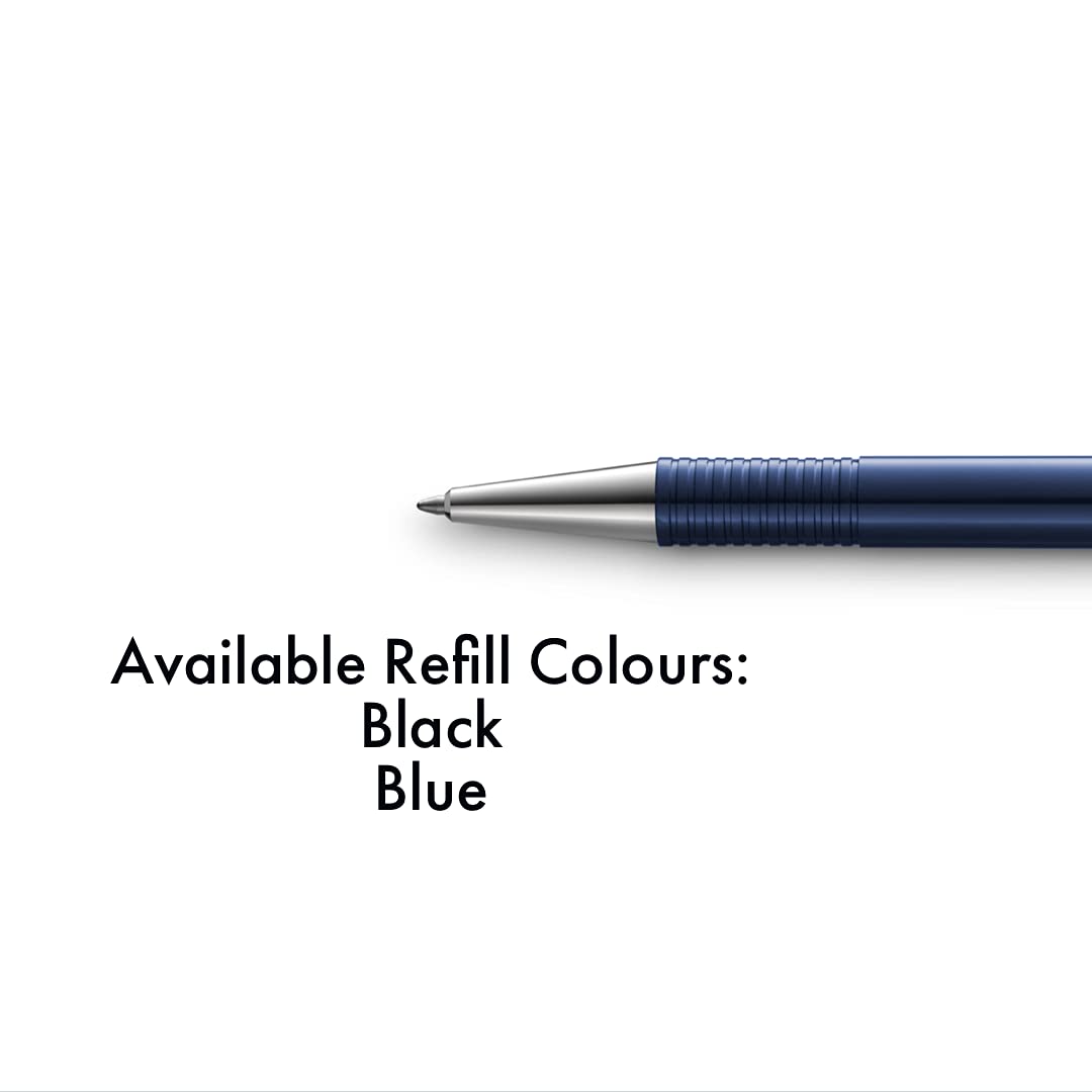 LAMY logo M+ Black Ballpoint Pen Blue Refill