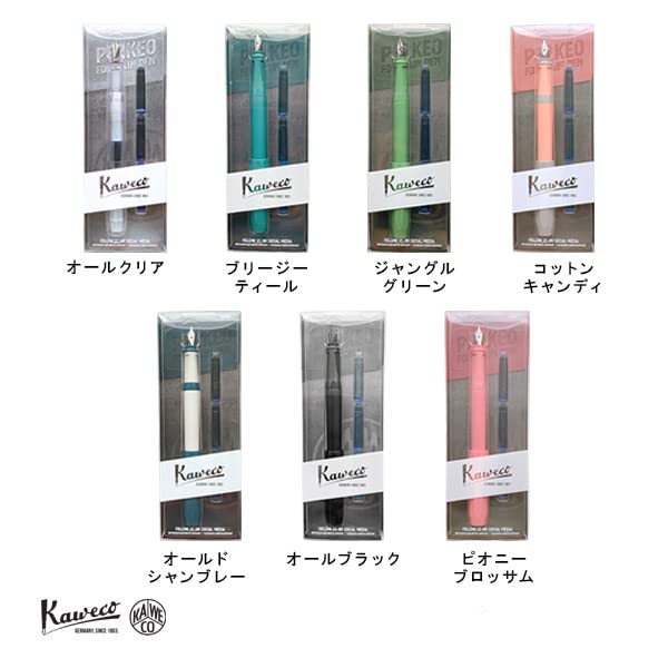 Kaweco PERKEO Fountain Pen Pack All Clear Fine