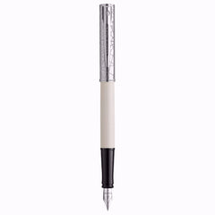 Waterman ALLURE DELUXE WHITE CT FOUNTAIN PEN – FINE NIB