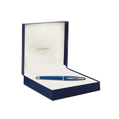 Waterman Carene Blue with Silver Trim Rollerball Pen