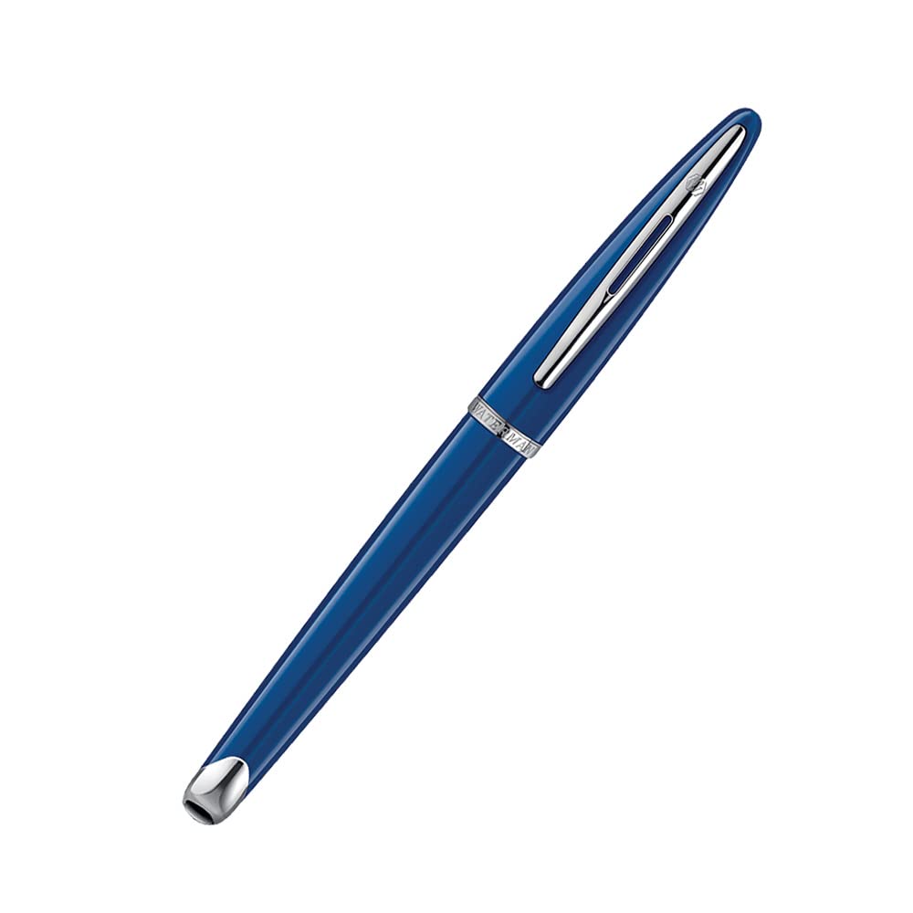 Waterman Carene Blue with Silver Trim Rollerball Pen