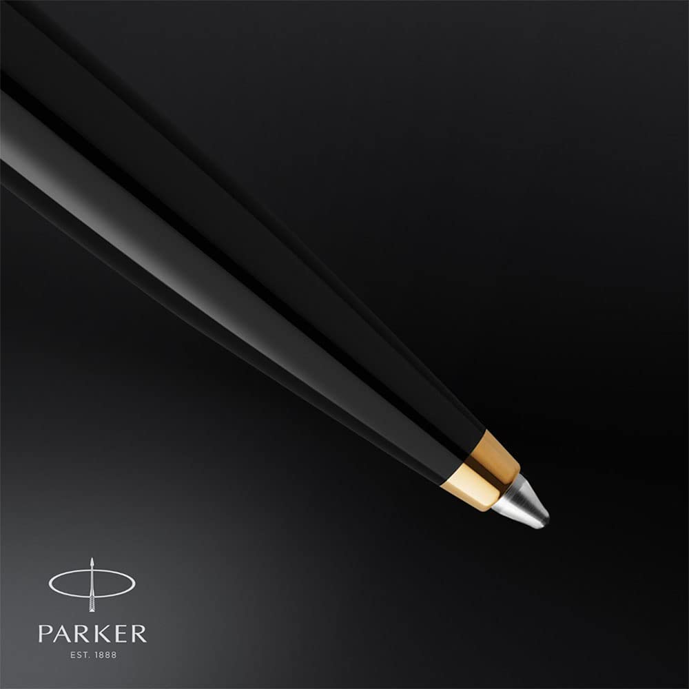 Parker 51 DELUXE BLACK WITH GOLD TRIM BALLPOINT PEN