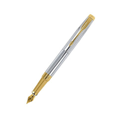 Parker ASTER SHINY CHROME GT FOUNTAIN PEN CHROME