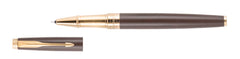 Parker Aster Matte Brown Gold Trim Rollerball Pen (Brown)