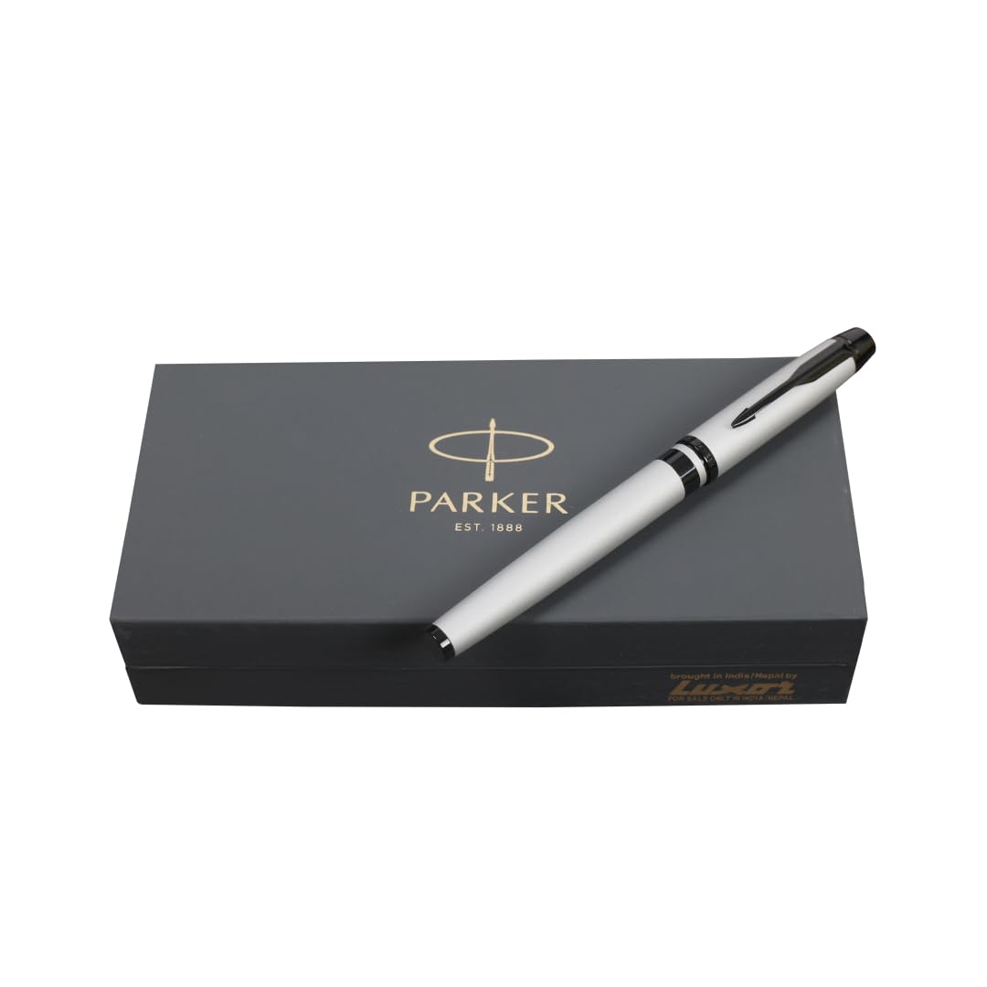 Parker Odyssey Dark Grey Black Metal Trim Roller Ball Pen