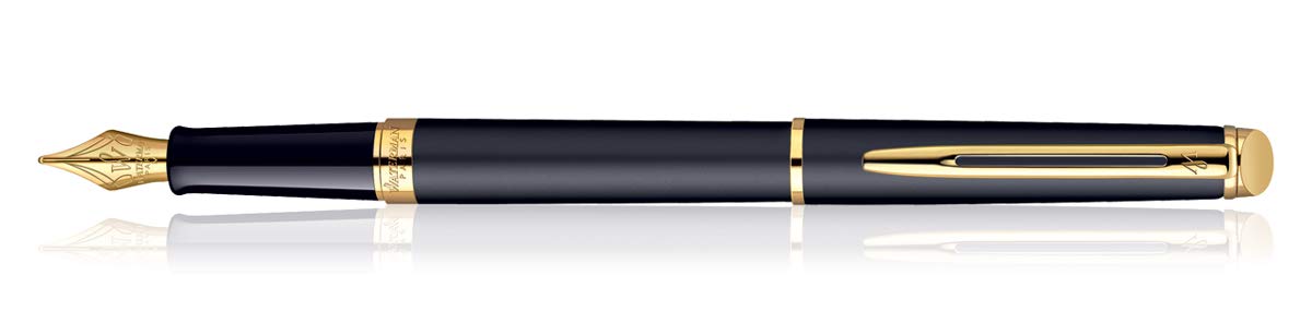 Waterman Hemisphere GT Fountain Pen - Matt Black